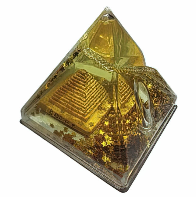 -Pyramid-shaped Snowglobe