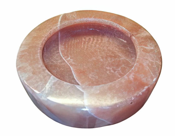 -Special Medium Colored Alabaster Ashtray